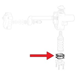 Cale de réglage 0,10 mm pour boîtier de direction