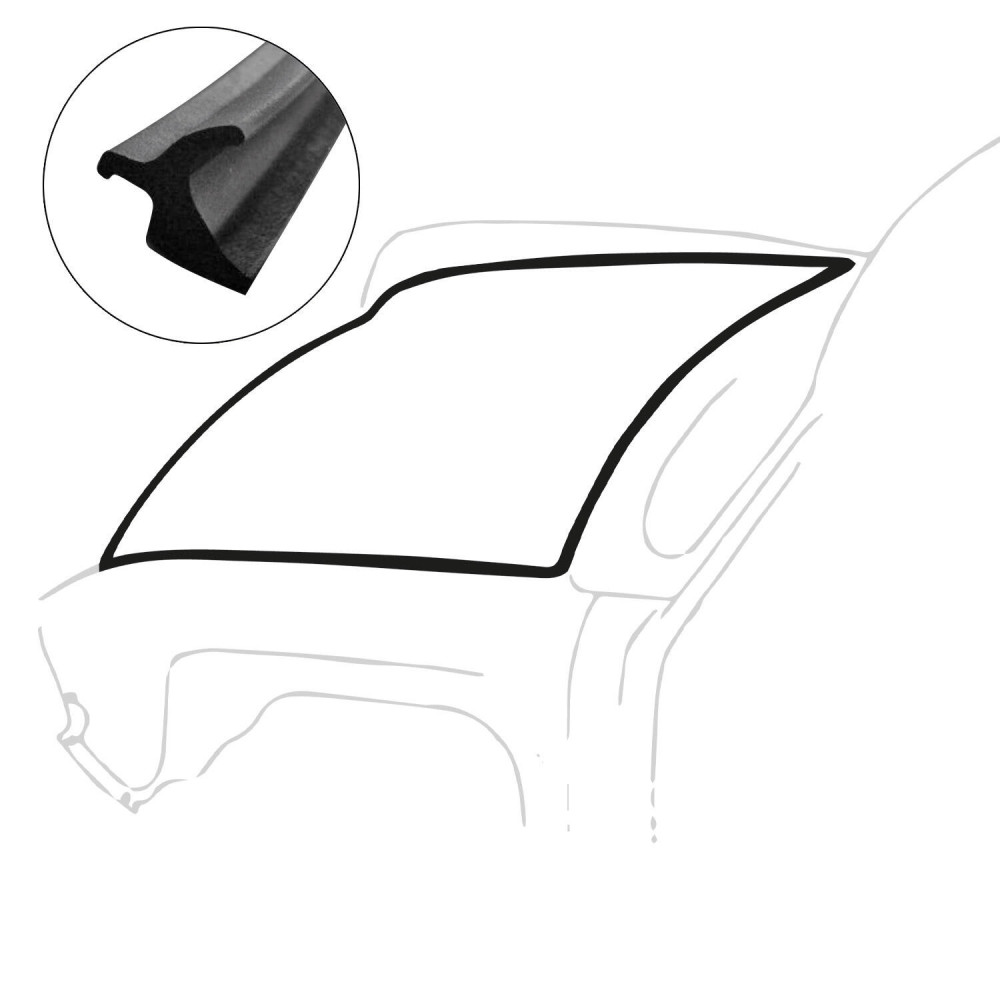 Front hood seal