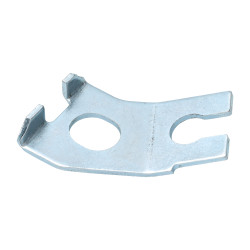 Left front brake flexible retaining bracket from 08/1967 to 07/1979