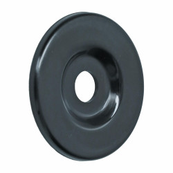 Plastic washer to protect the belt screw hole