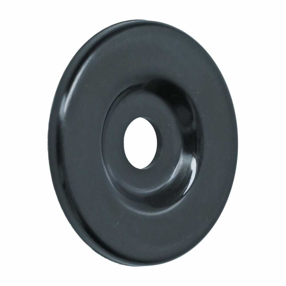 Plastic washer to protect the belt screw hole