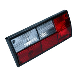 Tail light left red and white