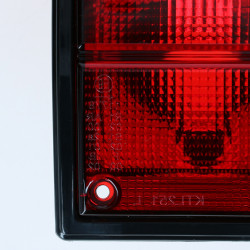 Tail light right red and white