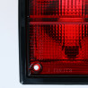 Tail light right red and white