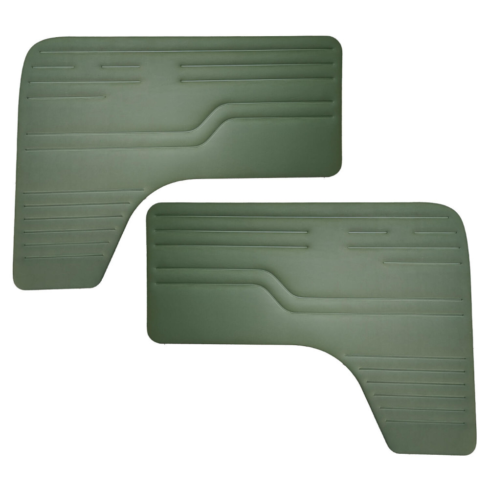 Door panels front green z-lines