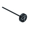 Windshield wiper switch button cap