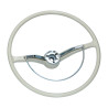 Steering wheel with horn ring ivory