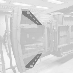 Chassis section front transverse underside, left