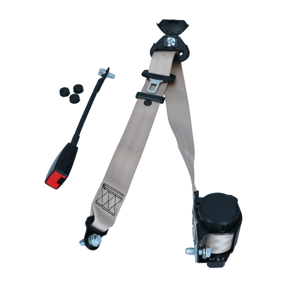 Universal seat belt - beige, each e-marked