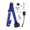 Ceinture de sécurité automatique bleue