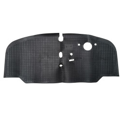 Front rubber floor mat (black)
