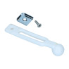 Hold down strap rear seat mounting kit white