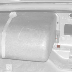 Spring hinge glove box doo