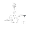 Washer upper ball joint NOS