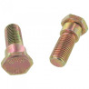 Seat belt screw with shoulder