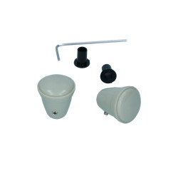 Boutons radio set couleur gris