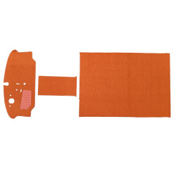Westfalia front floor mat orange