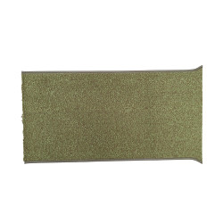 Westfalia floor mat between front seats green