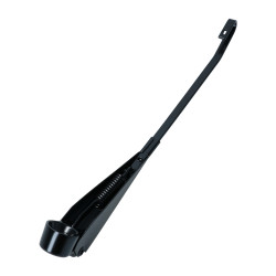 Wiper arm left black 111 955 407E