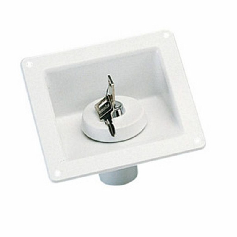 External water filling with locking cap