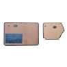 Doorpanel set convertible blue Beetle 08/1972