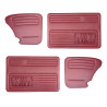 Doorpanel set burgundy