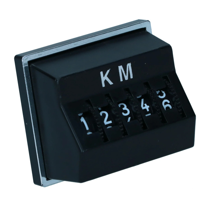 Compteur kilométrique journalier noir