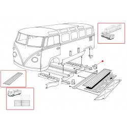 Support cric arrière Combi Split Auto Craft