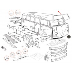 Tôle de cadres de pare-brise complête Combi Split Auto Craft