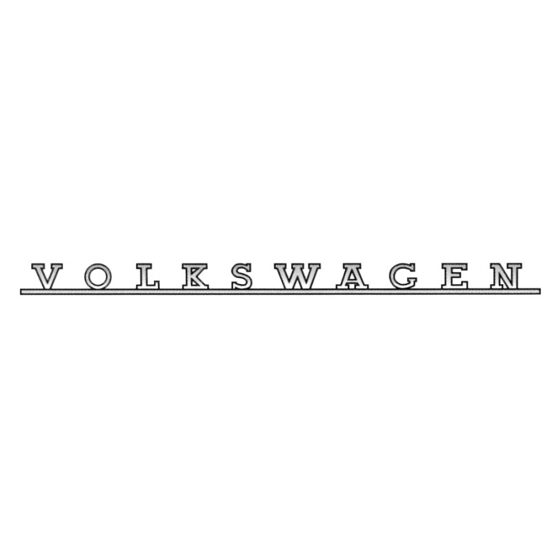 Monogramme LOGO VW sigle capot avant 63/73 (cox, combi)